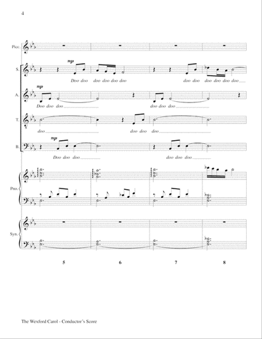 The Wexford Carol The Wexford Carol Choir scores gallery preview page 4
