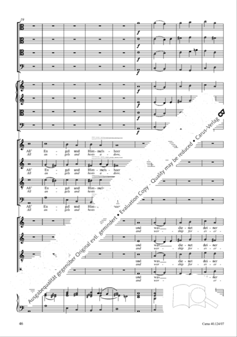Kyrie in d + Herr Gott, dich loben wir Orchestra scores gallery preview page 47
