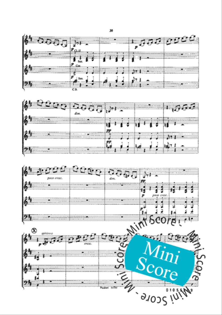 La Grande Paque Russe Concert Band scores gallery preview page 32