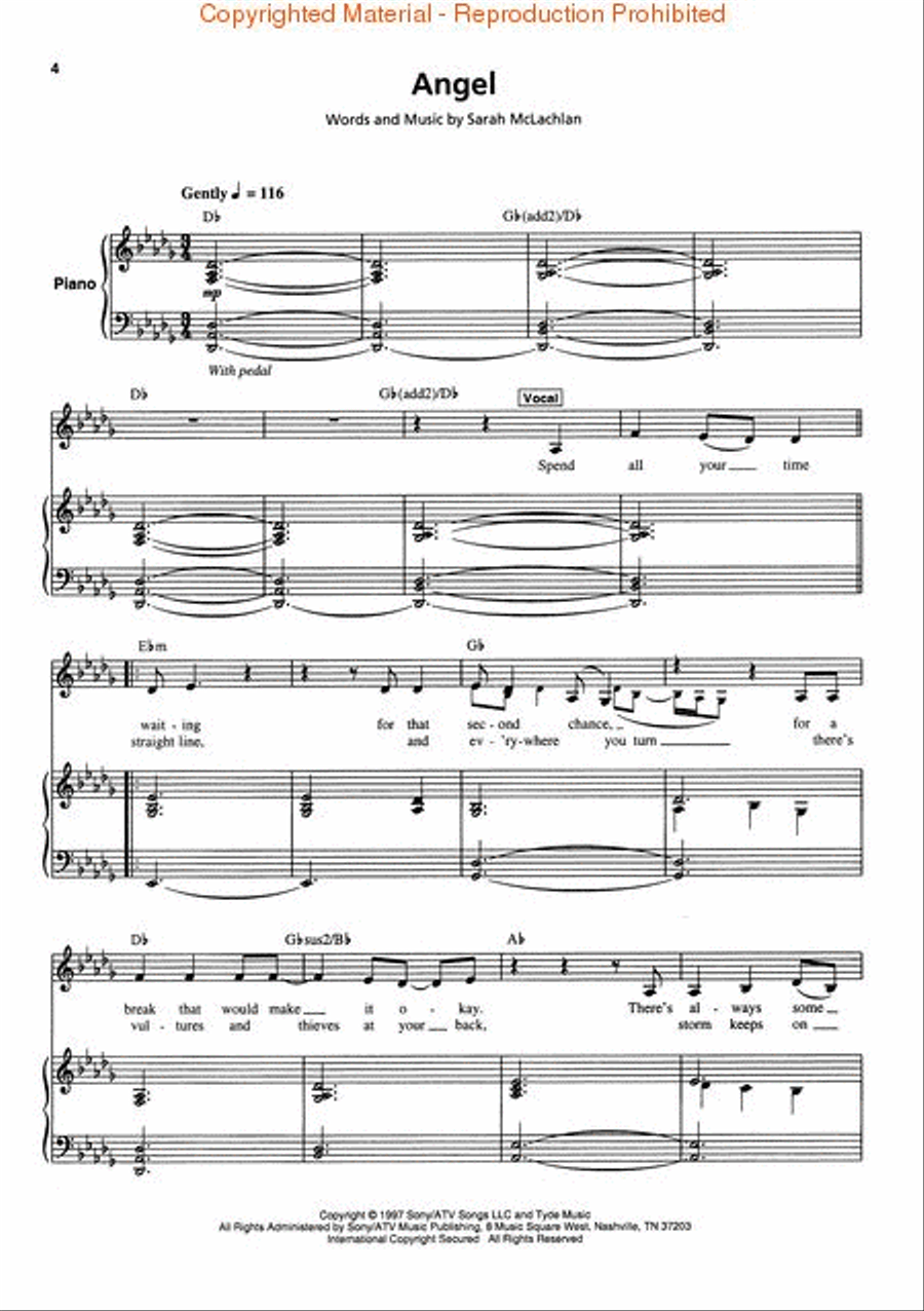 Acoustic Piano Ballads Piano scores gallery preview page 2