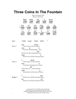 Book cover for Three Coins In The Fountain