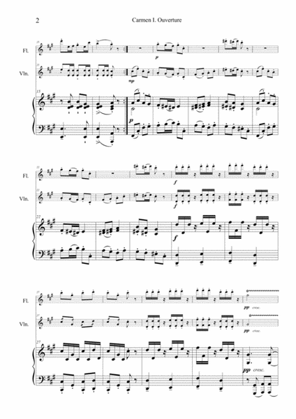 Bizet Carmen Suite by Georges Bizet Small Ensemble - Digital Sheet Music