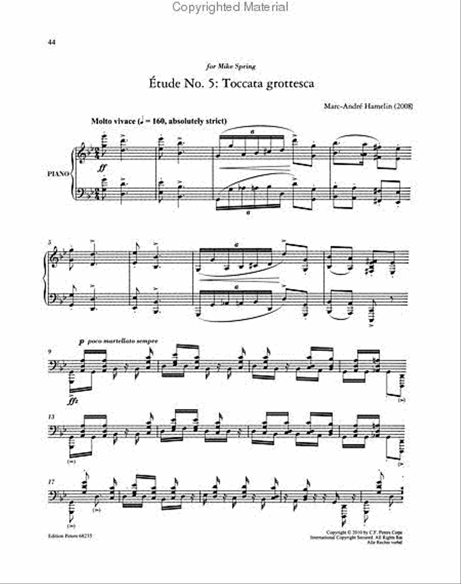 12 Études in All the Minor Keys for Piano Piano scores gallery preview page 4
