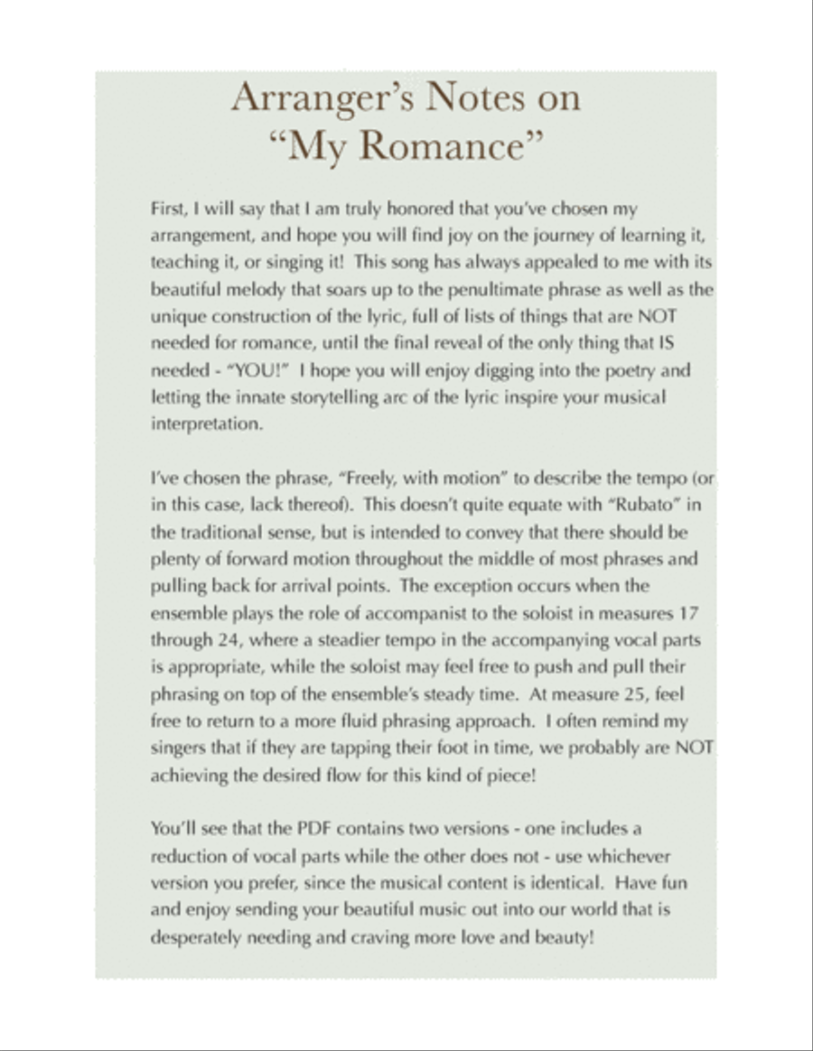 My Romance Divisi scores gallery preview page 2