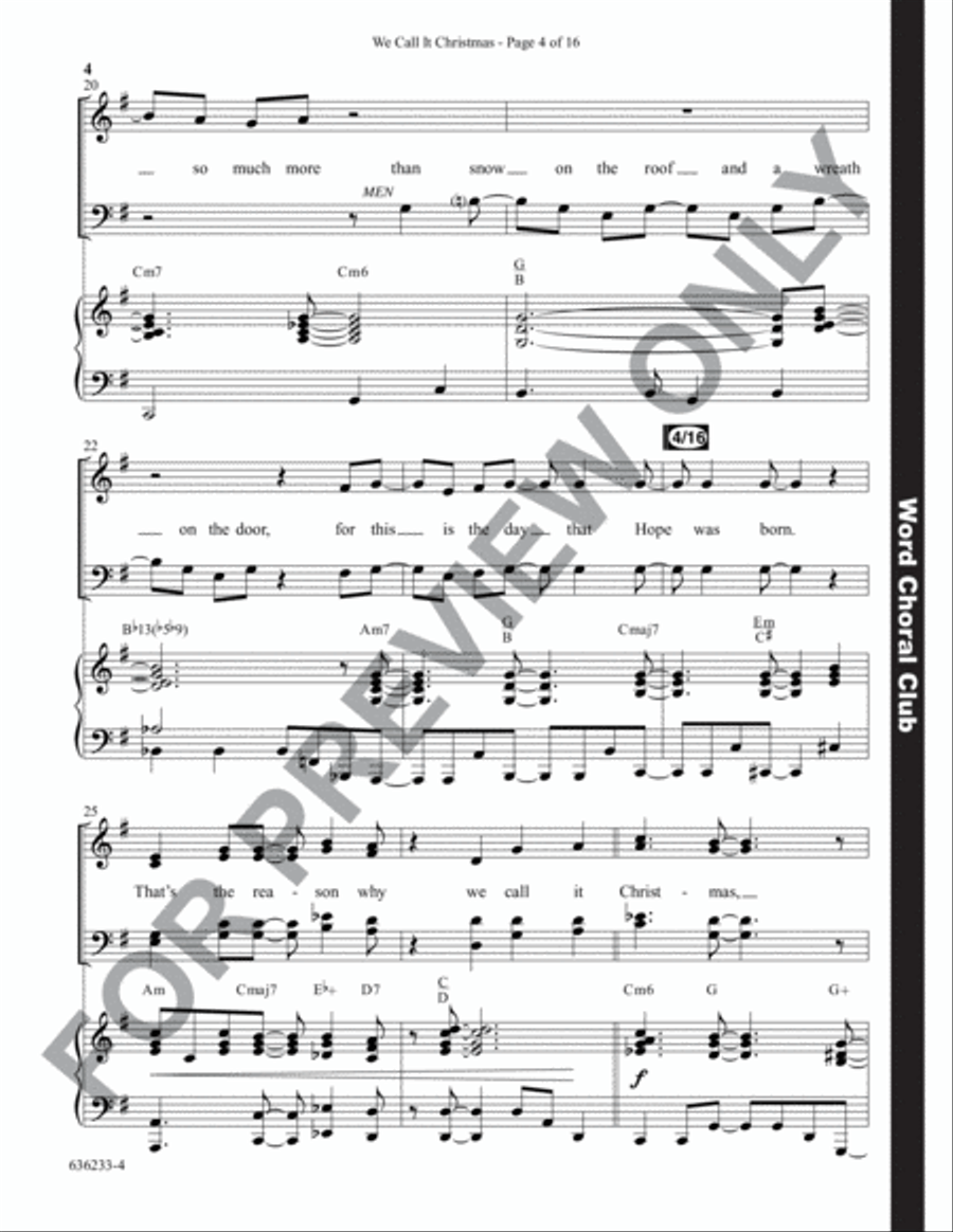 We Call It Christmas - Anthem Choir scores gallery preview page 5