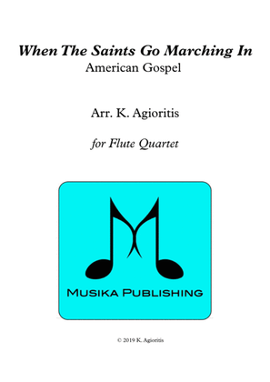 Book cover for When the Saints Go Marching In - for Flute Quartet