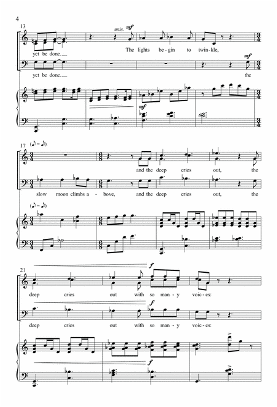 Ode to Ulysses 3-Part scores gallery preview page 4