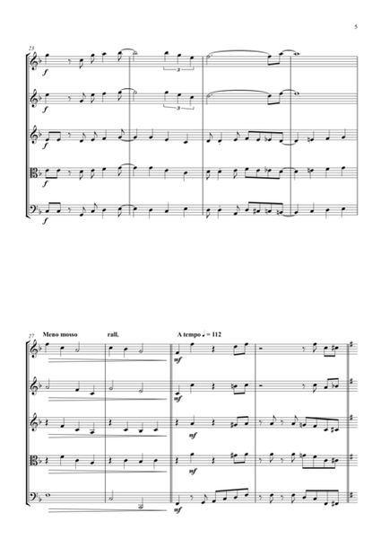 Silent Night Blues - for String Quartet image number null