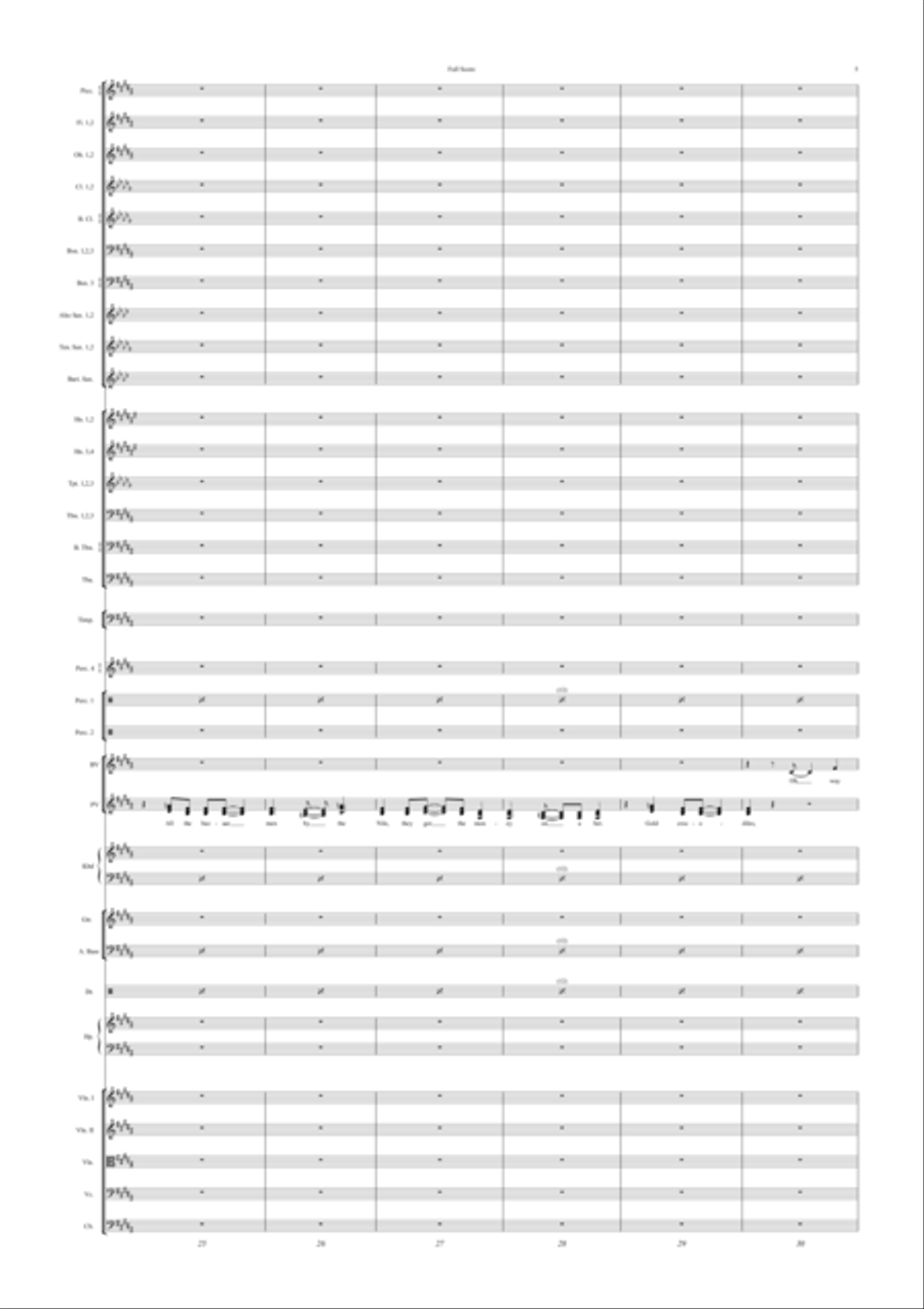 Walk Like An Egyptian Walk Like An Egyptian Full Orchestra scores gallery preview page 5
