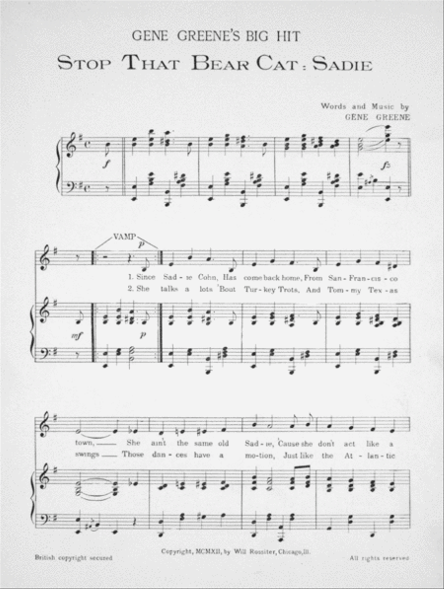 Stop That Bearcat Sadie Voice scores gallery preview page 2