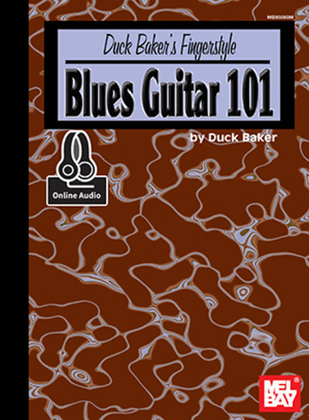 Book cover for Duck Baker's Fingerstyle Blues Guitar 101