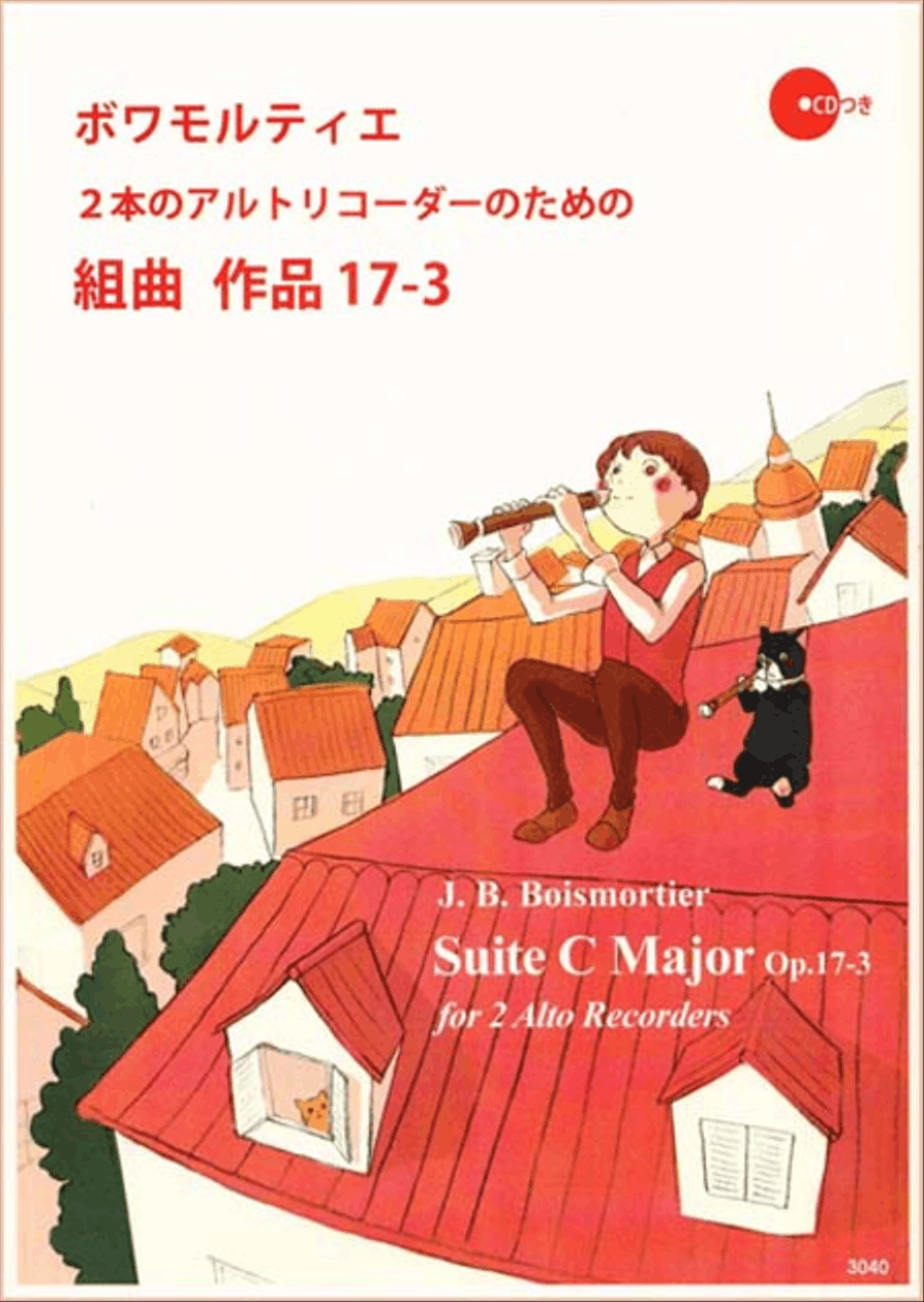 Suite for two Alto Recorders in C Major Op. 17-3 Alto Recorder scores gallery preview page 1