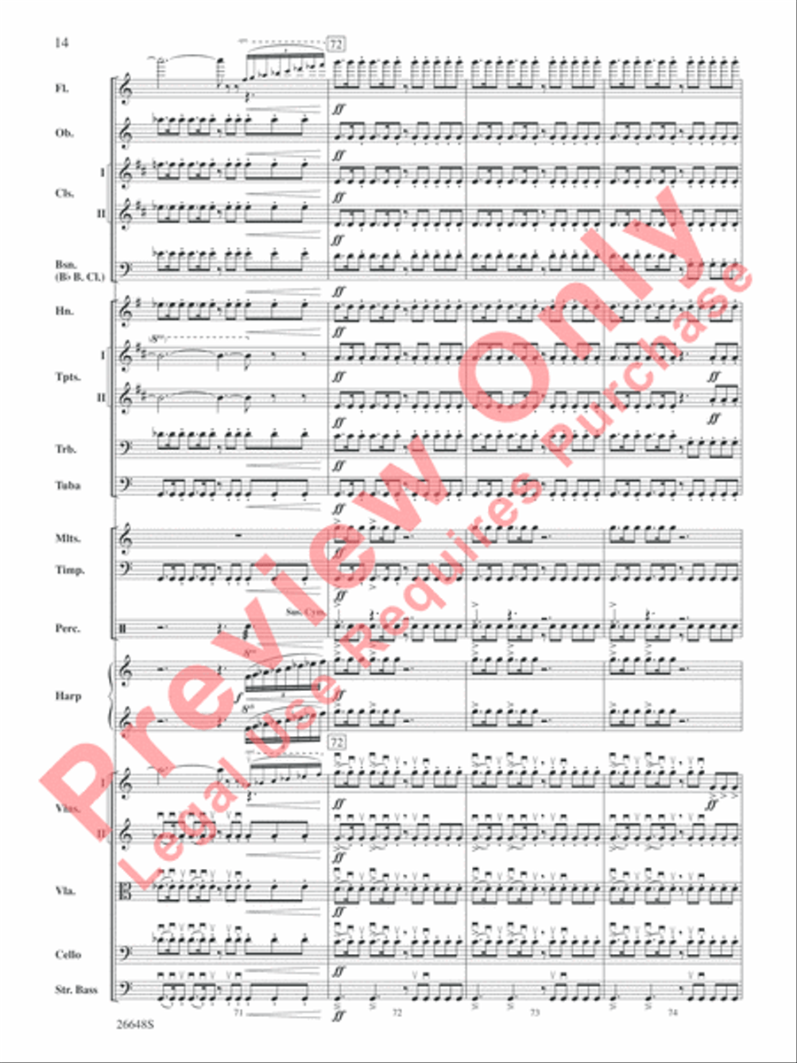 Superman Returns Full Orchestra scores gallery preview page 15