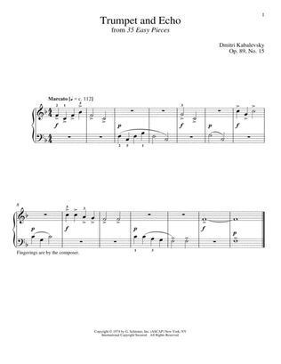 Trumpet And Echo, Op. 89, No. 15