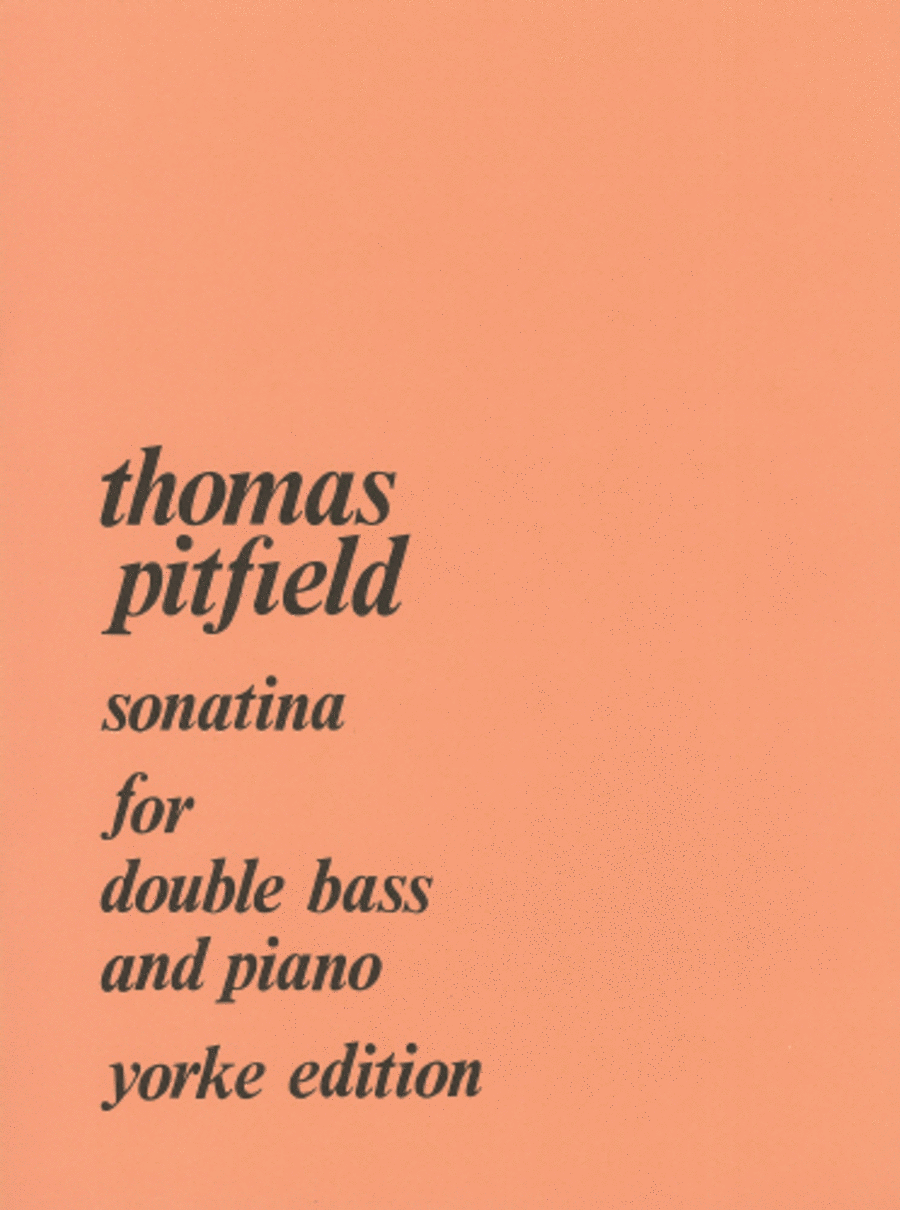 Sonatina (1969). DB and Pf