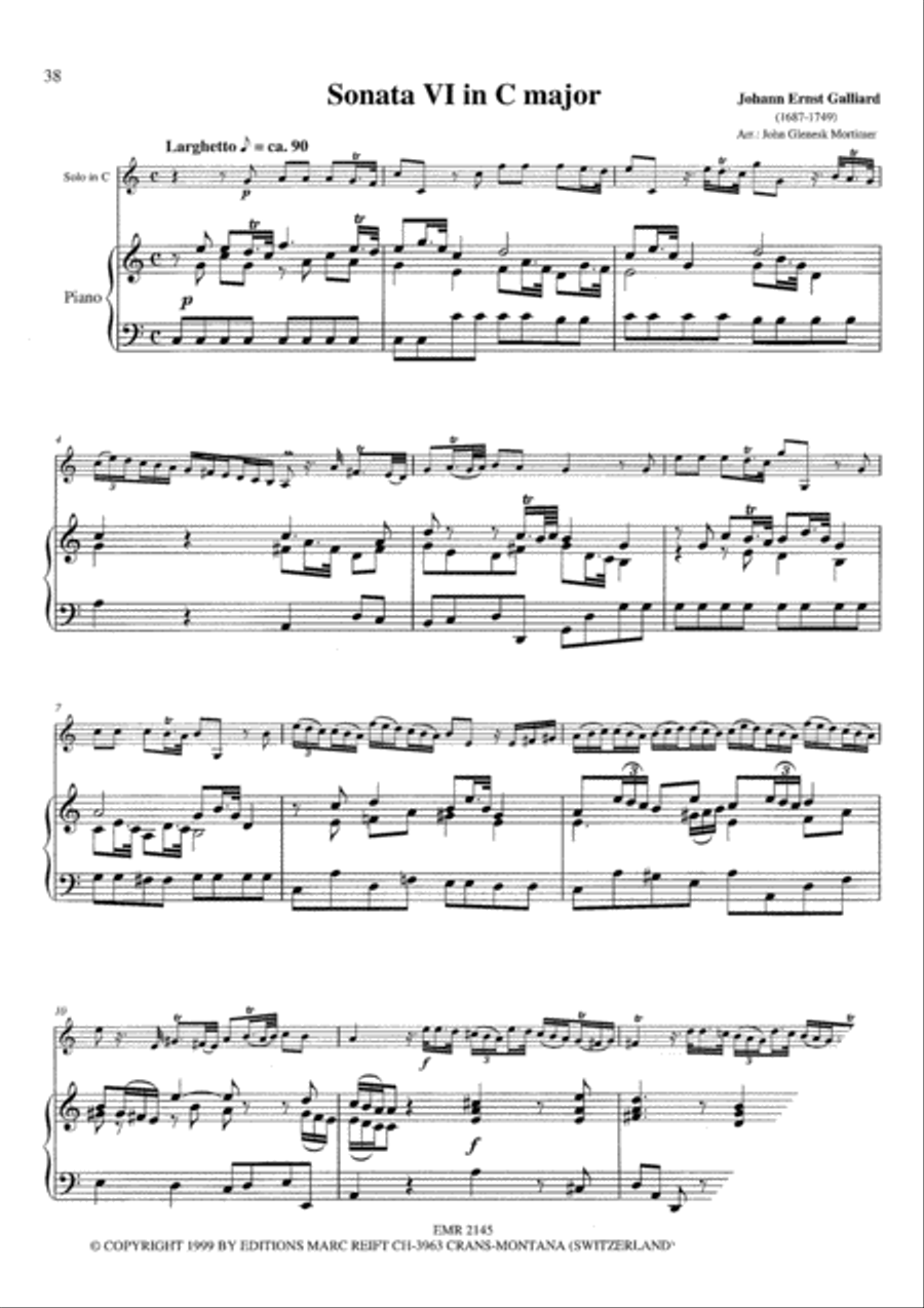 6 Sonatas Horn scores gallery preview page 8