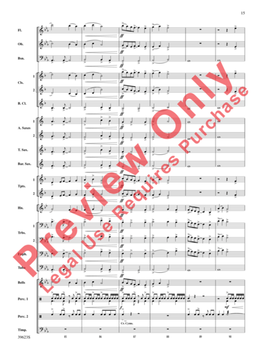 Beyond the Riverbend Concert Band scores gallery preview page 16
