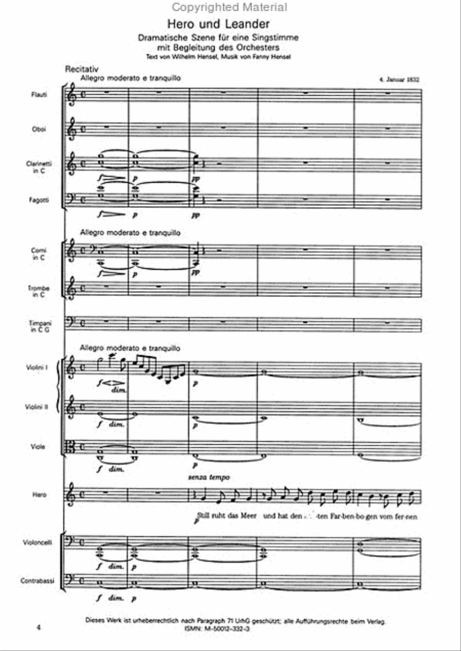 Hero und Leander Hero und Leander Orchestra scores gallery preview page 2