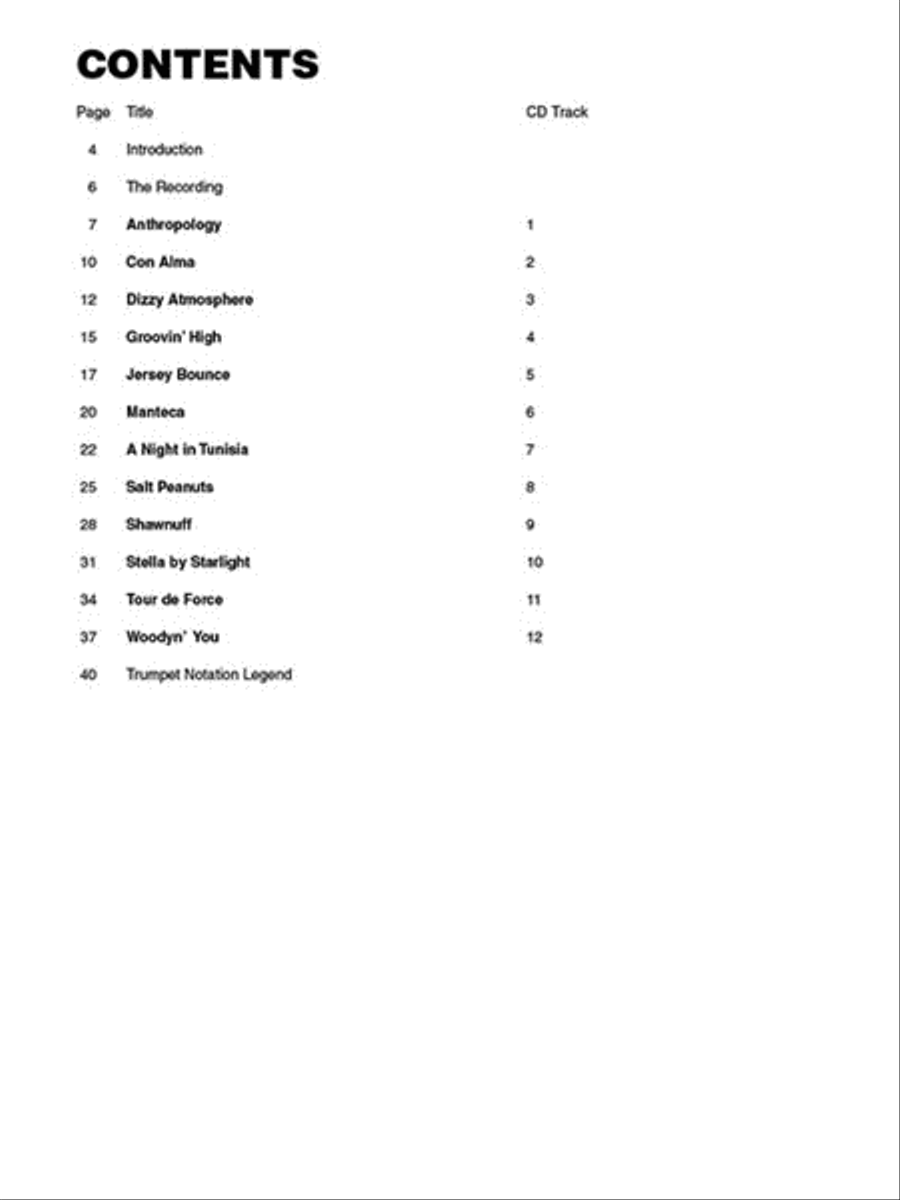 Dizzy Gillespie Trumpet scores gallery preview page 2