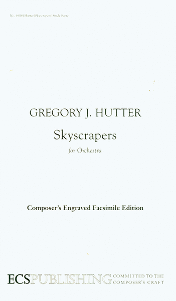 Sky Scrapers (Study score)