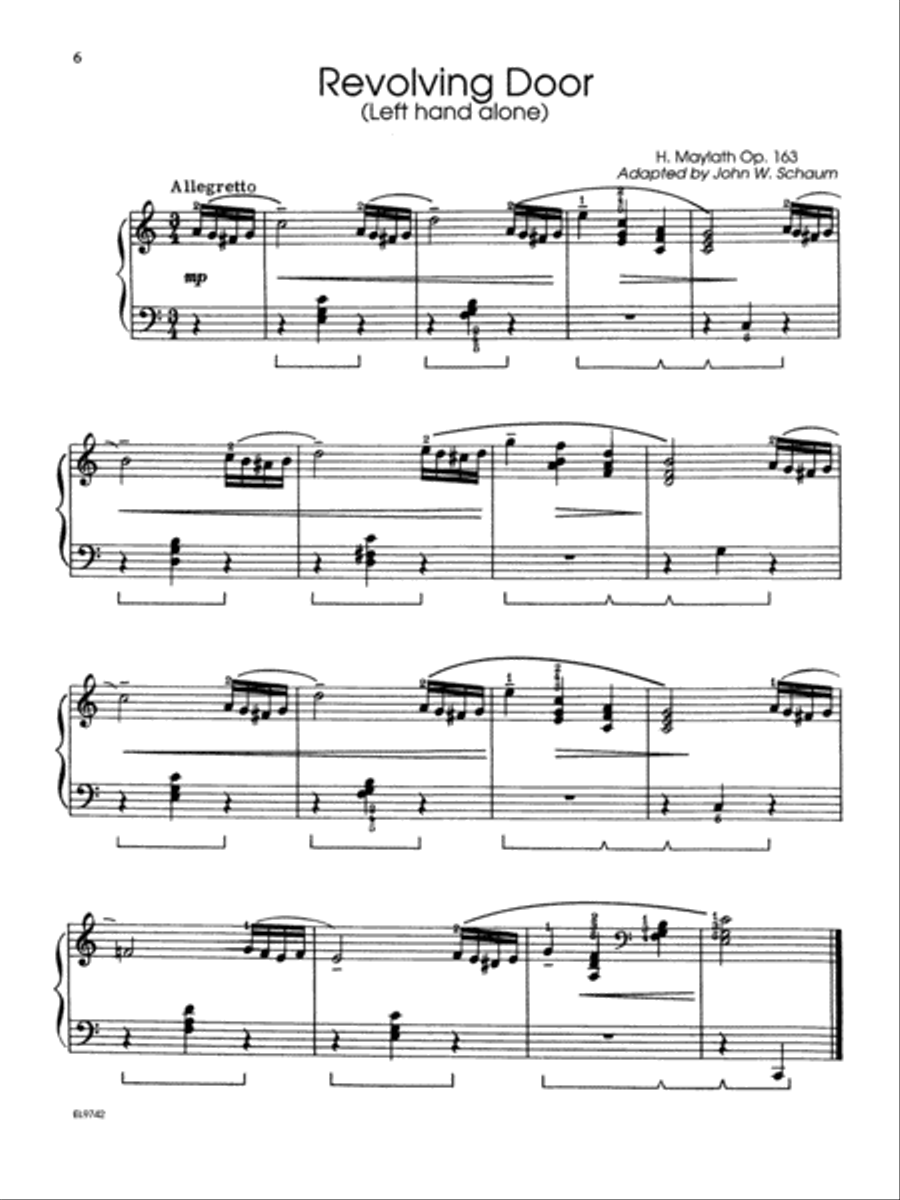 Left-Hand Solos, Book 2 Piano Method scores gallery preview page 3
