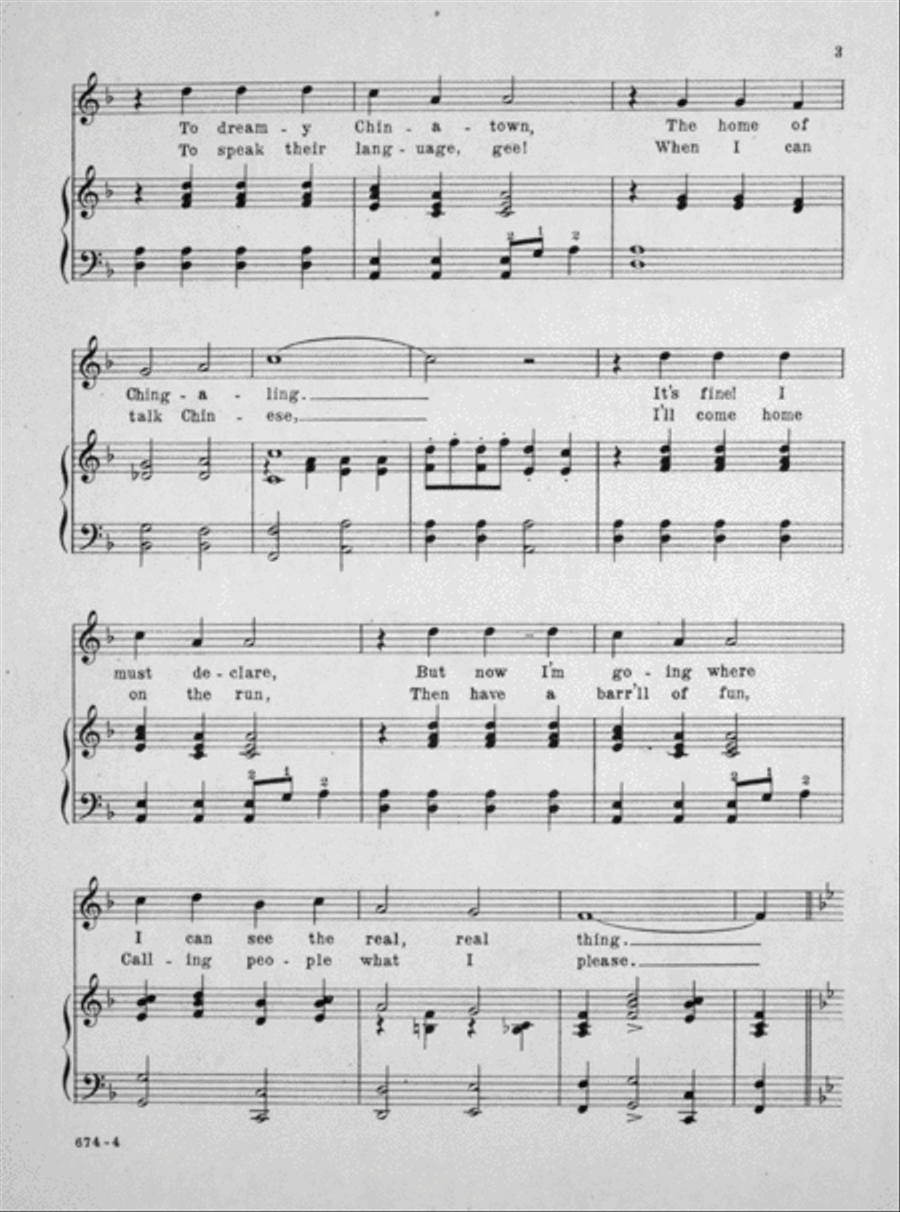 From Here to Shanghai Voice scores gallery preview page 3