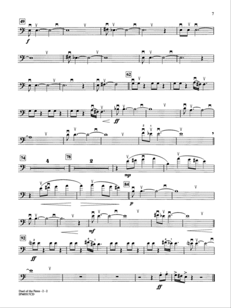 Movie Instrumental Solos for Strings - Cello (Book and CD) String Orchestra scores gallery preview page 8