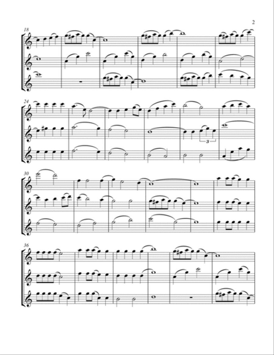 Some Enchanted Evening Flute Trio scores gallery preview page 3