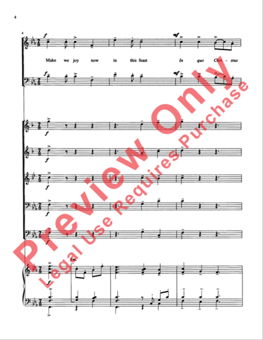 Make We Joy Now Choir scores gallery preview page 4