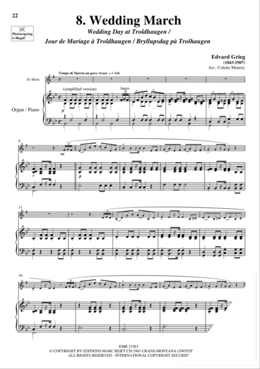 20 Greatest Wedding Solos Organ scores gallery preview page 10