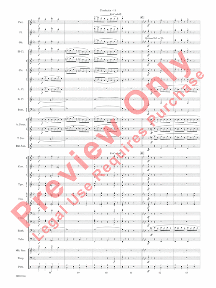 Fiddle-Faddle Concert Band scores gallery preview page 13