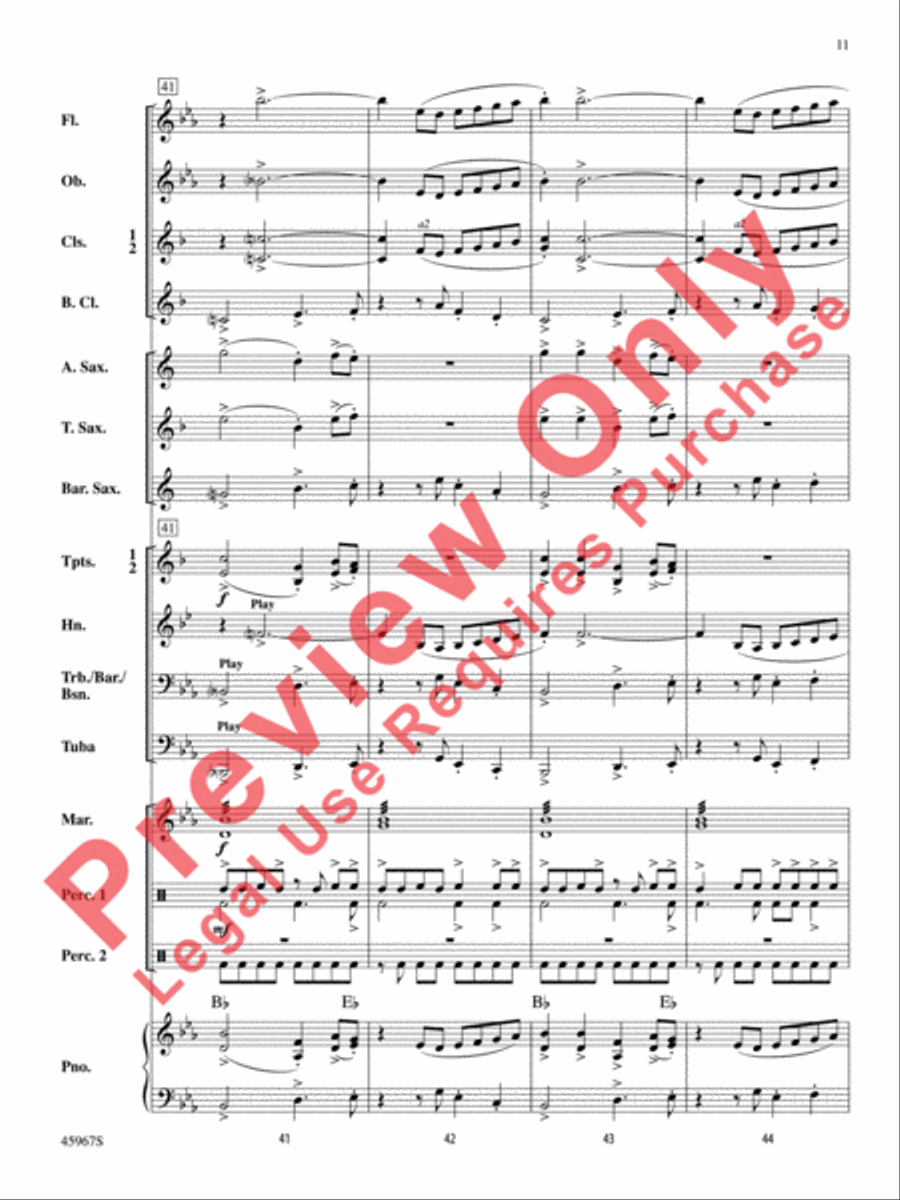El Taco Picante Concert Band scores gallery preview page 12