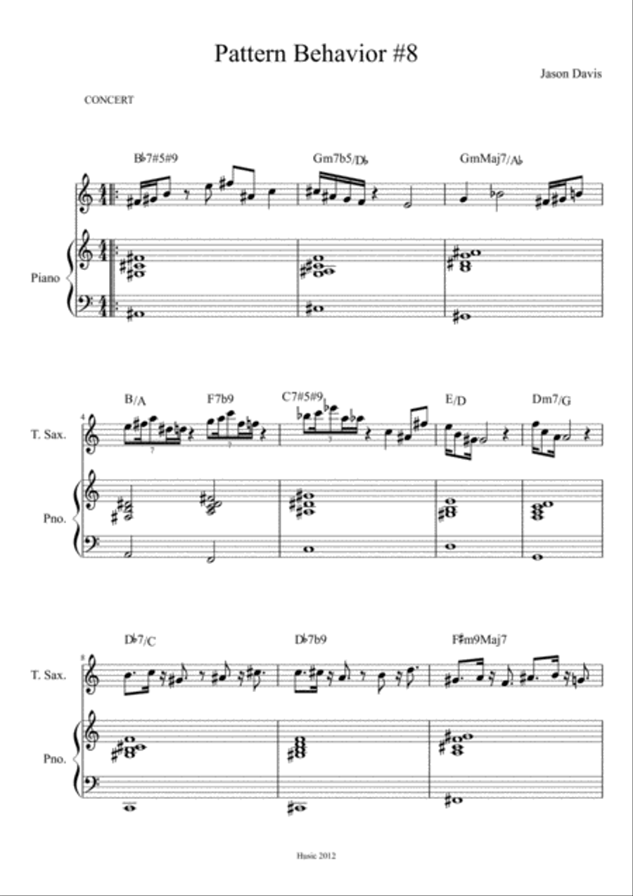 Jason Davis Real Book Jason Davis Real Book Jazz Ensemble scores gallery preview page 2