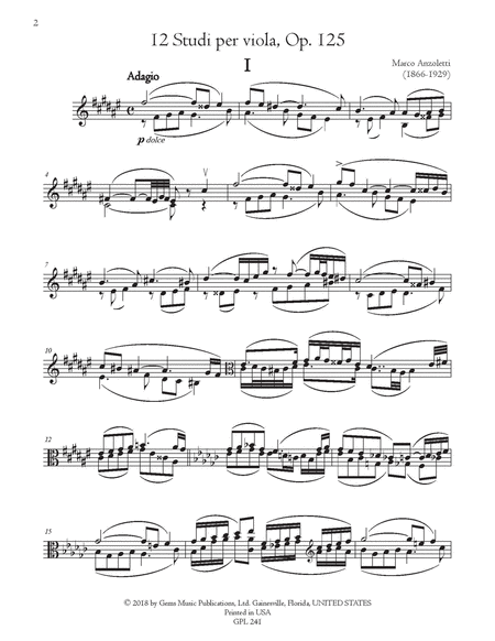 12 Studi, Op. 125