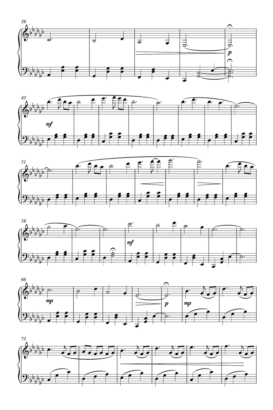 Trees of Gold Piano Solo scores gallery preview page 2