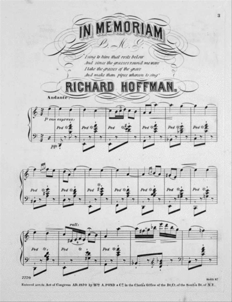 In Memoriam L.M.G Piano Solo scores gallery preview page 2