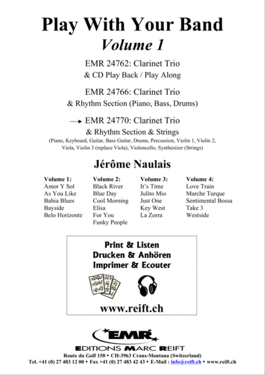 Play With Your Band Volume 1 Clarinet scores gallery preview page 2