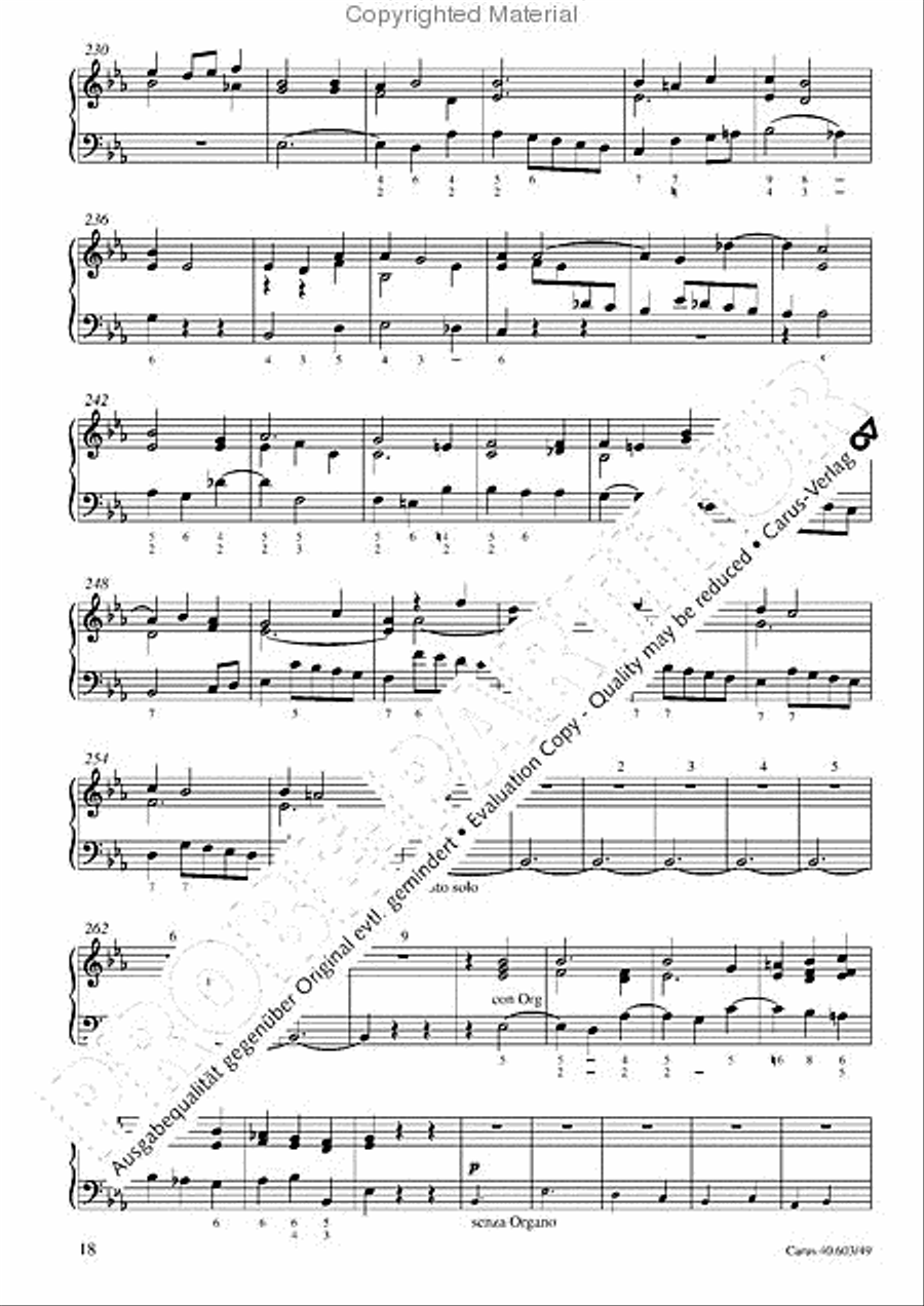 Grosse Orgelsolomesse in Es Voice scores gallery preview page 19