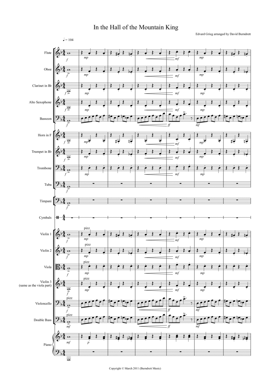 Book cover for In the Hall of the Mountain King for School Orchestra