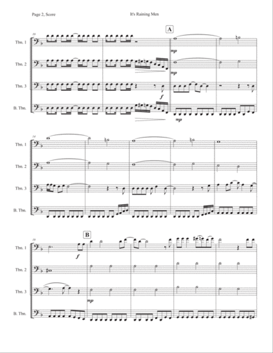 It's Raining Men It's Raining Men School and Community scores gallery preview page 2