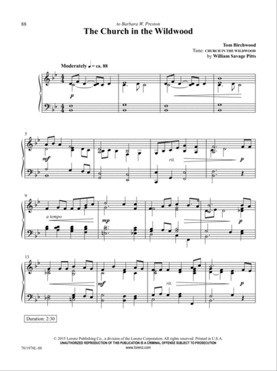 The Church Pianist's Library, Vol. 18 Piano Solo scores gallery preview page 31