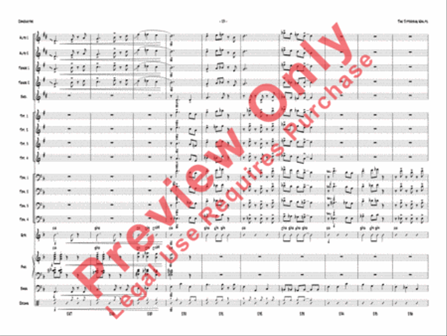 The Jitterbug Waltz Jazz Ensemble scores gallery preview page 32