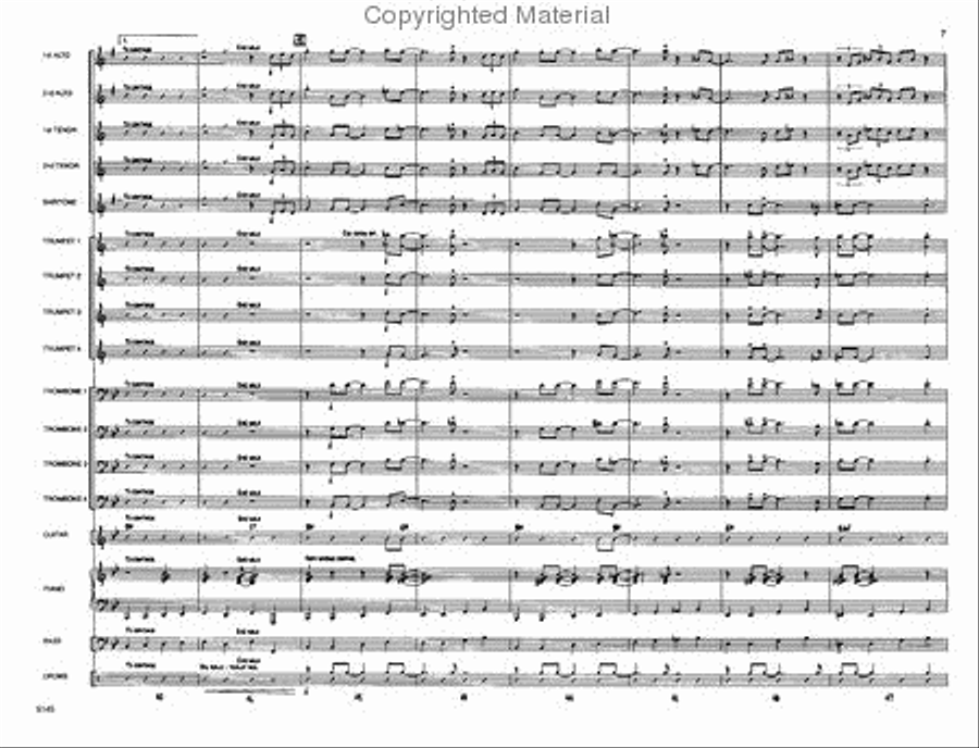 Big Daddy's Blues Big Daddy's Blues Jazz Ensemble scores gallery preview page 7