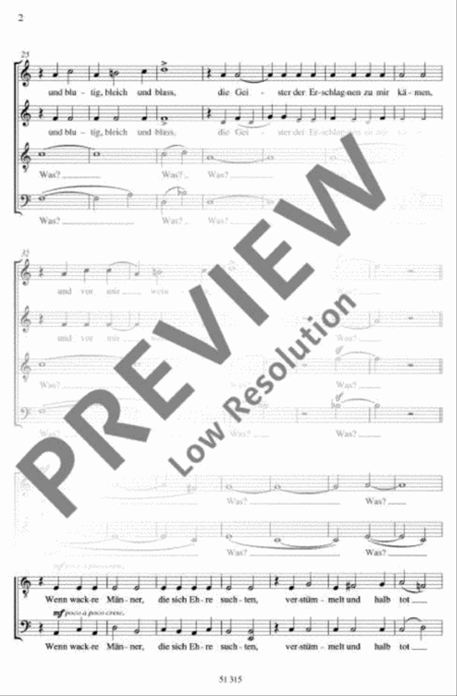 Kriegslied A Cappella scores gallery preview page 3