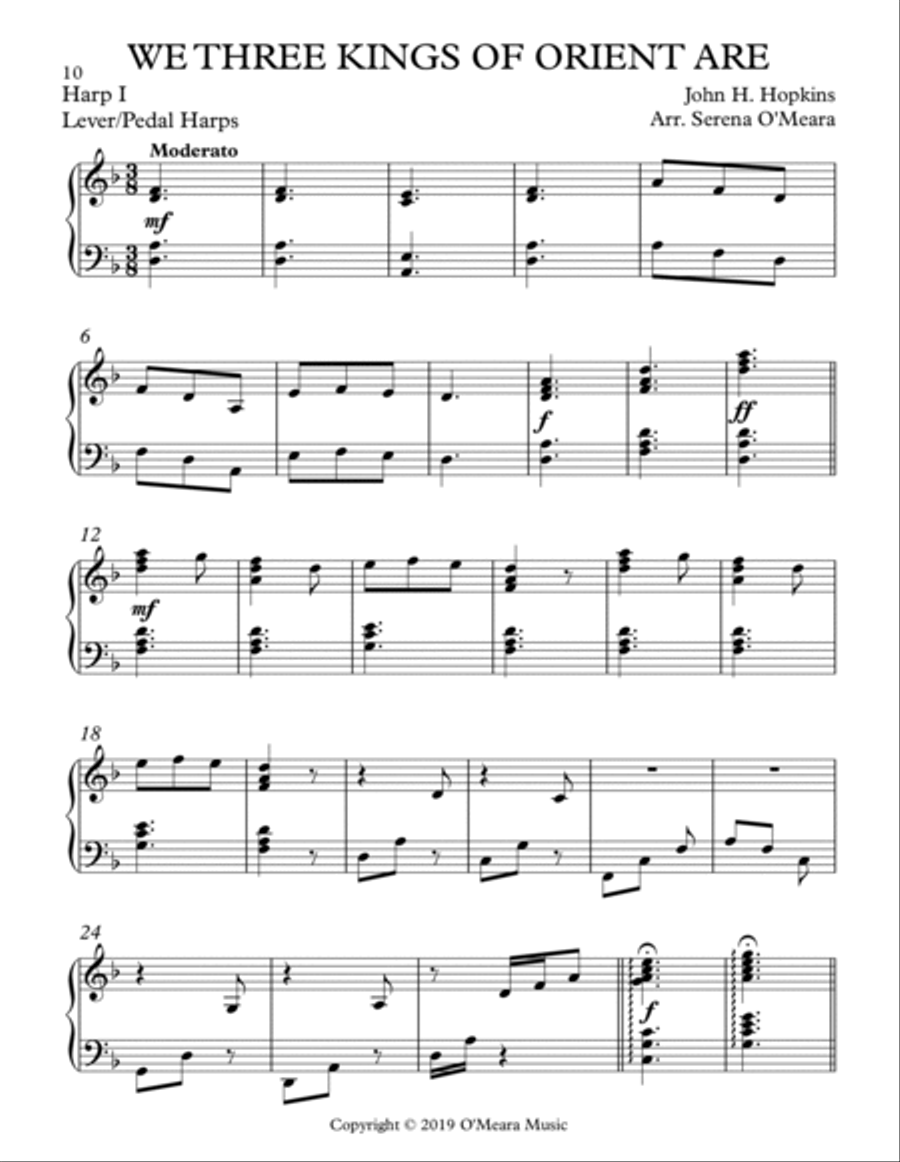 We Three Kings of Orient Are, Harp I image number null