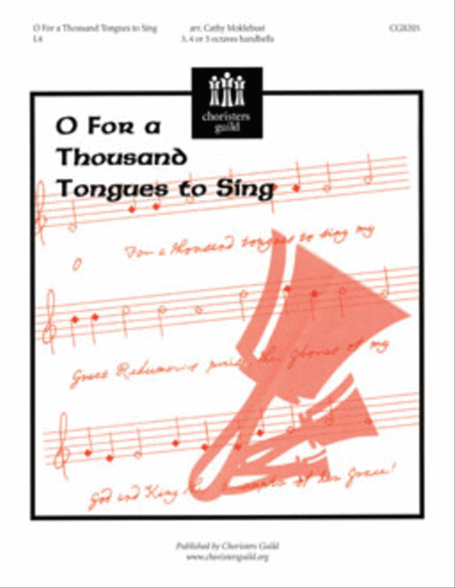 O For a Thousand Tongues to Sing Handbell Choir scores gallery preview page 1