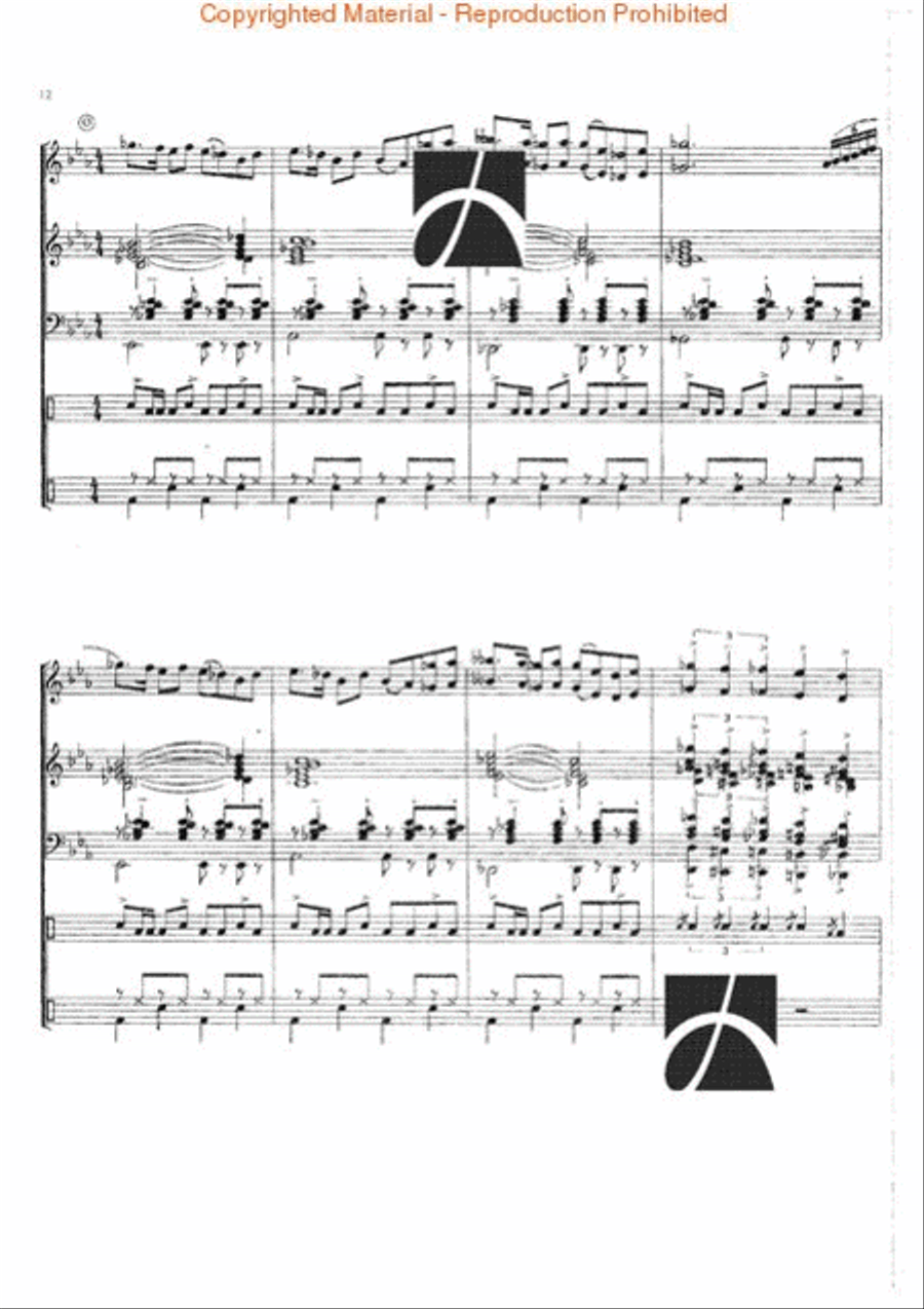 Oregon Concert Band scores gallery preview page 13