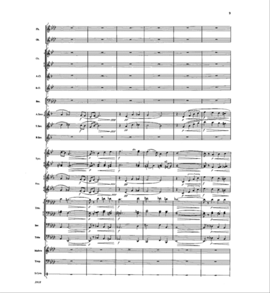 Danny Boy Concert Band scores gallery preview page 8