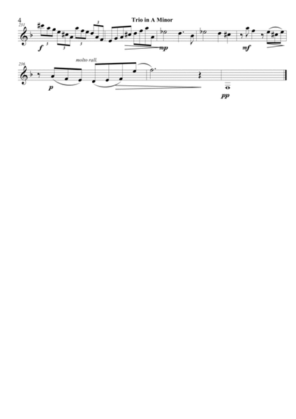 Variations on Beethoven's String Quartet Op. 59 no.1 (Cl. Vl. & Pno.) image number null