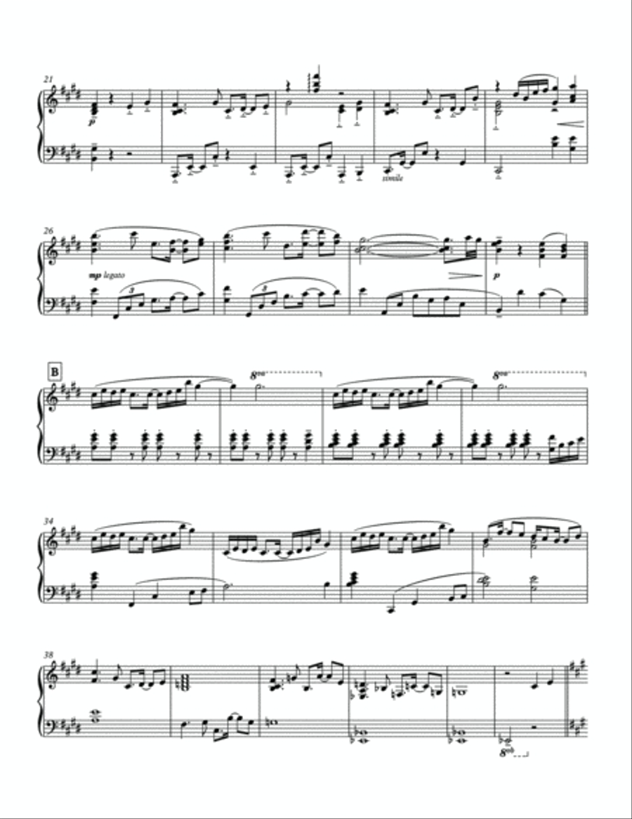Asgore (Undertale Piano Collections) Piano Solo scores gallery preview page 3